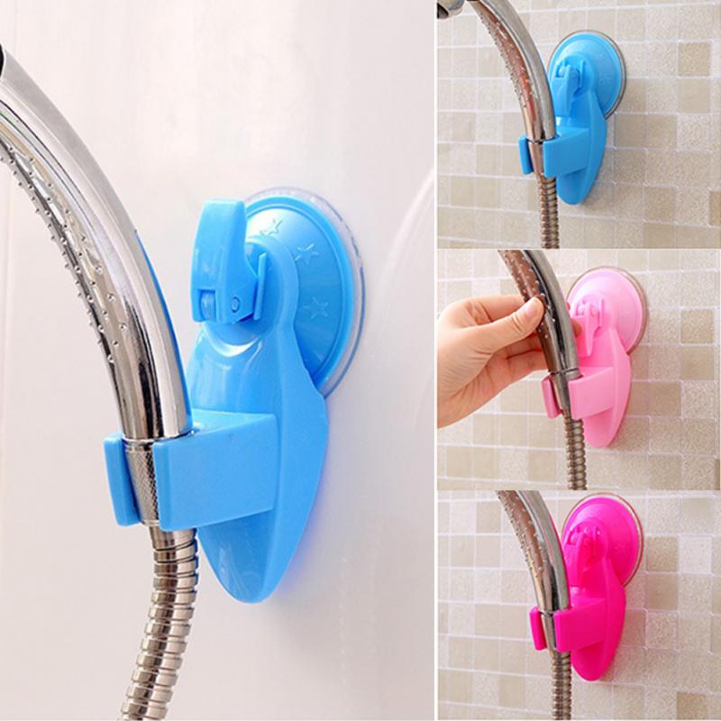 Punch Free Fixed Seat Suction Cup Shower Holder, Removable Shower Holder, Bathroom  Suction Cup Shower Shelf, Bathroom Wall Mount Shower Hanger, Bathroom  Accessories - Temu